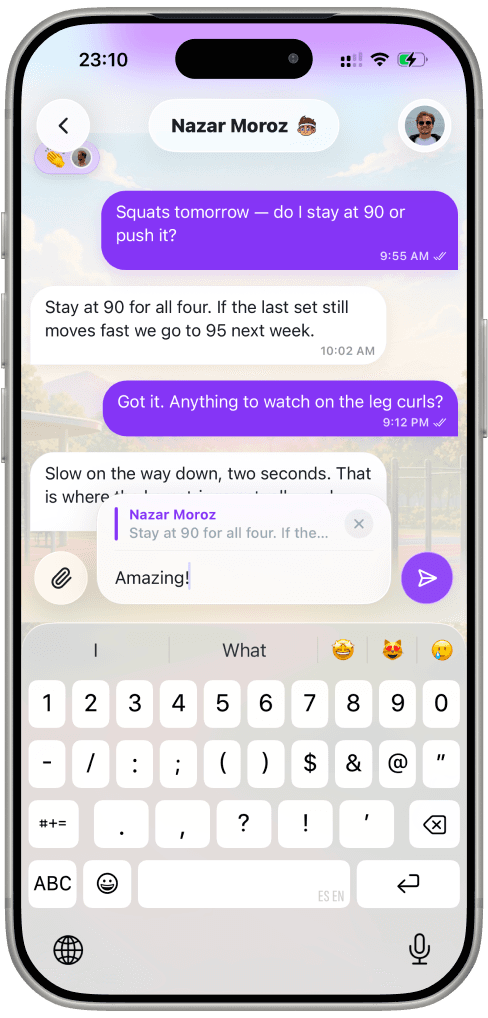 Jimmy Coach: a client’s chat with their coach